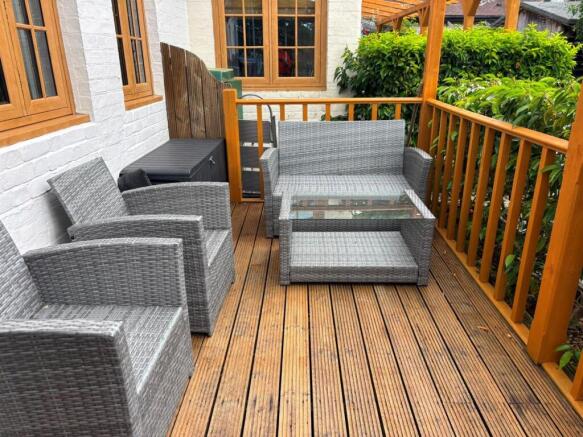Decked terrace