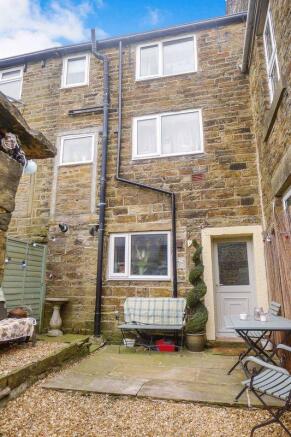 Rear of property
