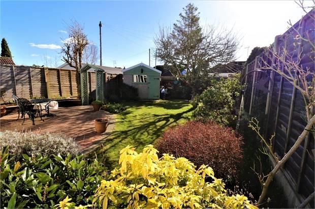 Detached rear garage
