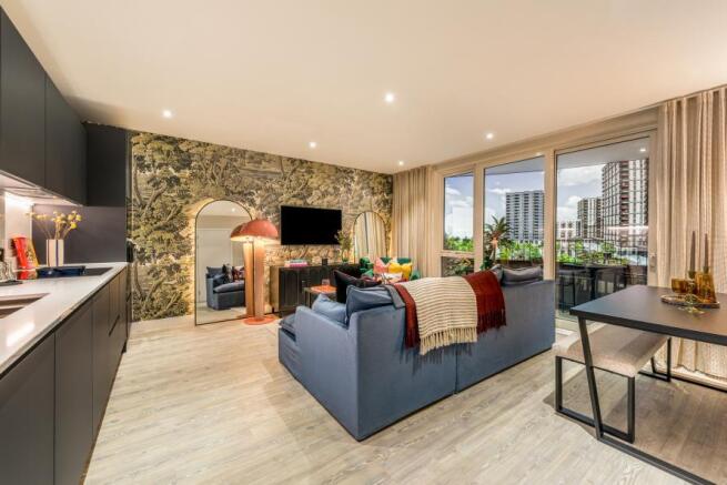 Dagenham Green, 2 bedroom show home, living /