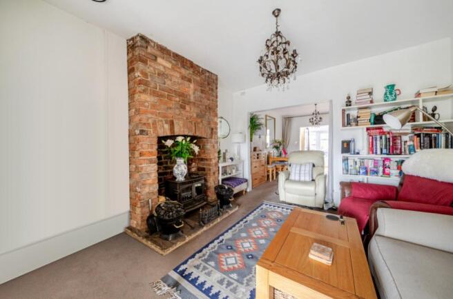 Living Room with Log Burner