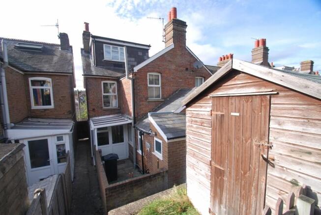 rear of property