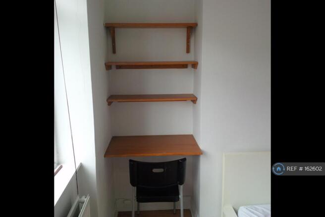 Bedroom 1 Desk & Shelves 