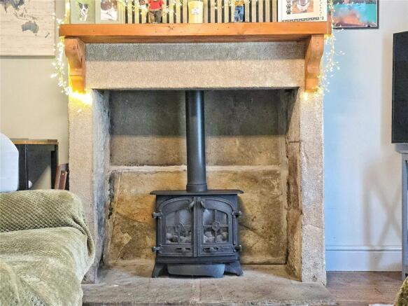Stone Fireplace