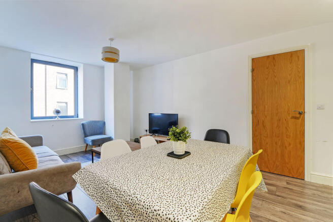 Open plan living area