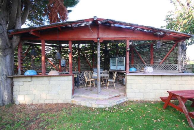 Stone Base Gazebo 