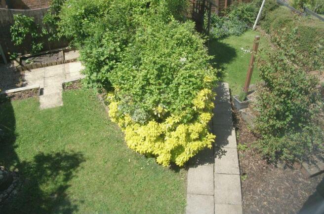 View of garden...