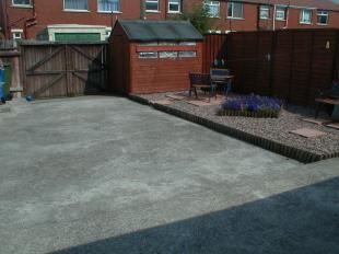 Rear garden