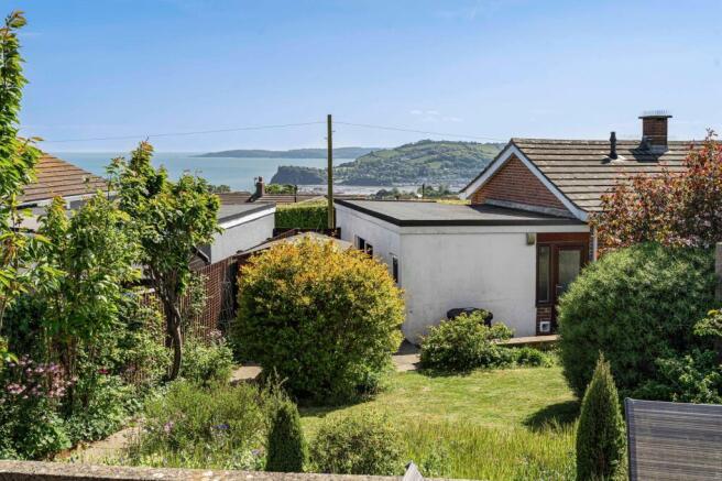 Views from elevated rear gardens