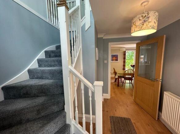 Attractive turning staircase