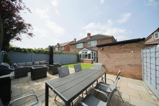 Rear patio