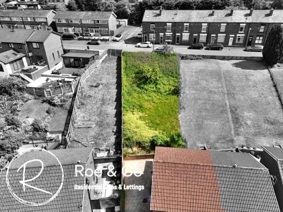 Aerial view of the garden