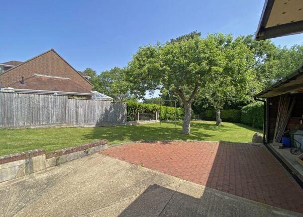 Carport and garden