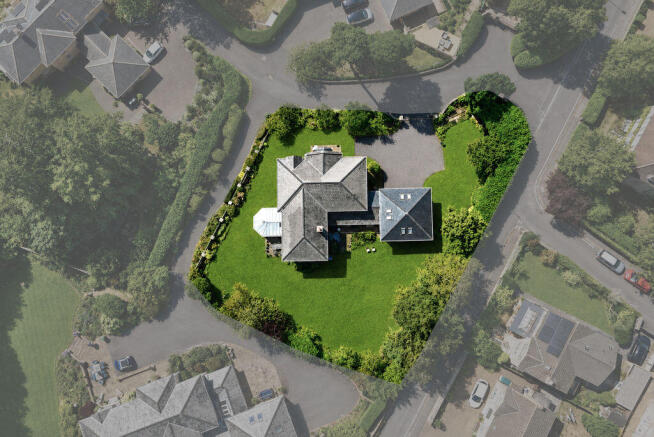 Aerial of plot