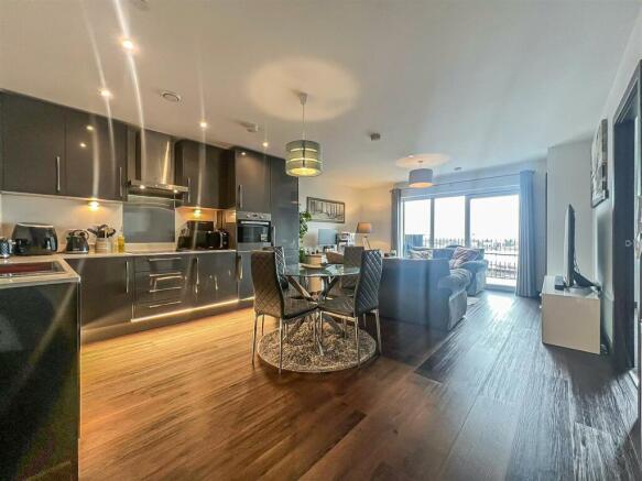 open plan living space
