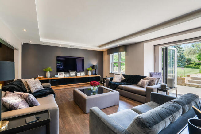 Contemporary styled living room
