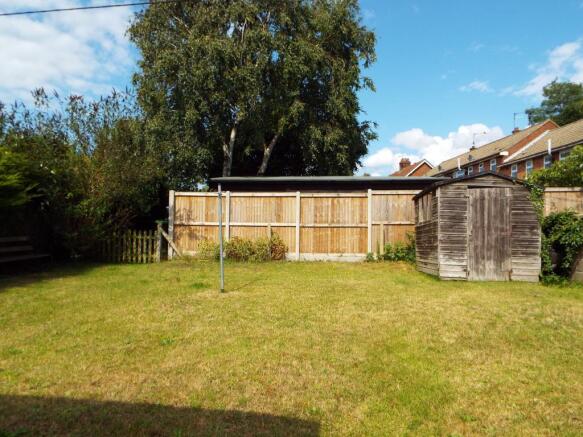 Rear garden