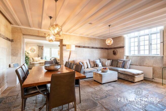 Dining/Living Room, The Engine House Cour D'Honneur, Burley