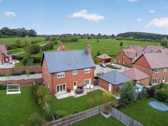 Aerial towards Cabbage Hill