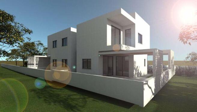 Rear of Villa -...