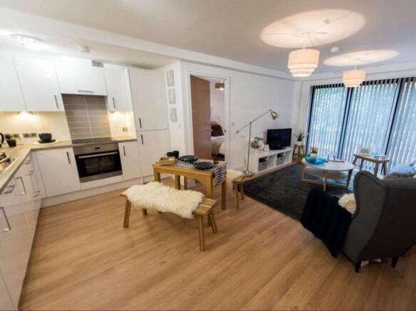Kitchen and Living Room