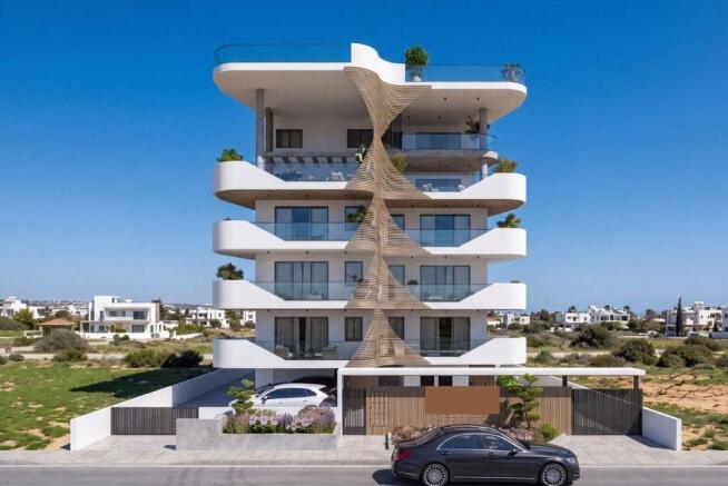 Front of Apartments