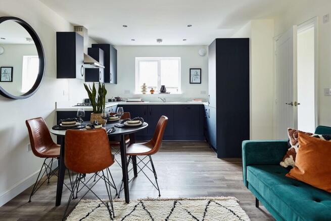 Open plan living area