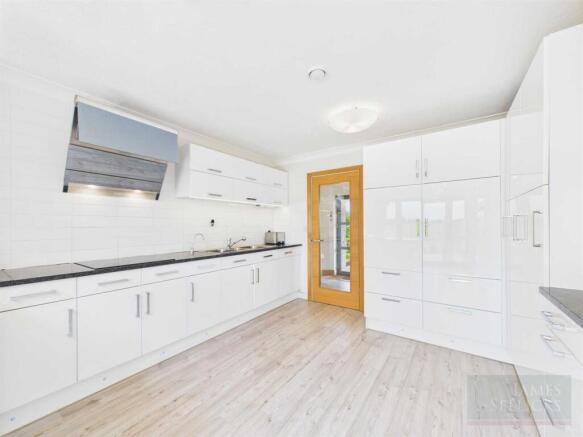 Open plan living dining kitchen