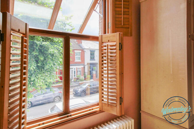 Bedroom two overlooking Mayfield Road