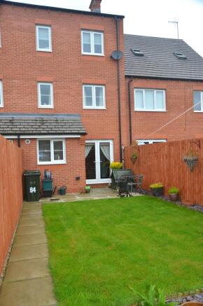 Rear of property