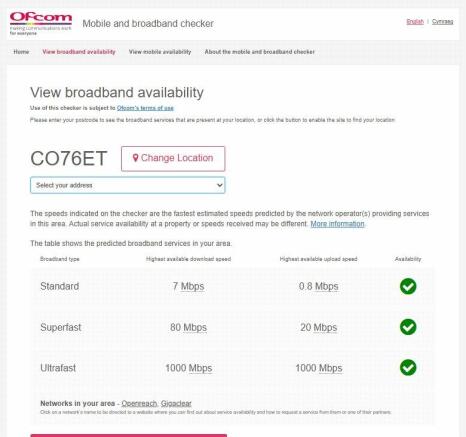 Broadband Check