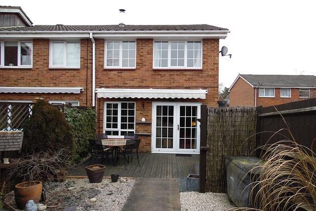 Rear of property