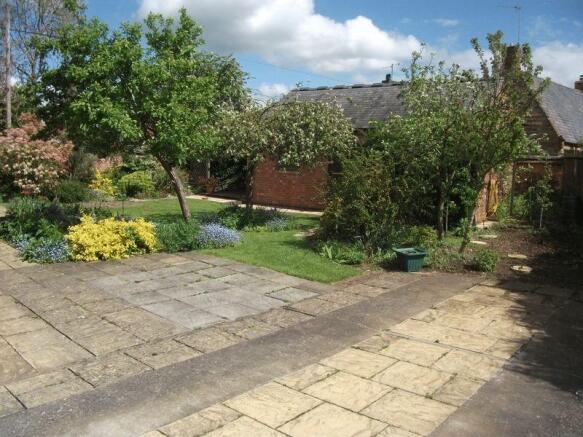 Paved Garden Area