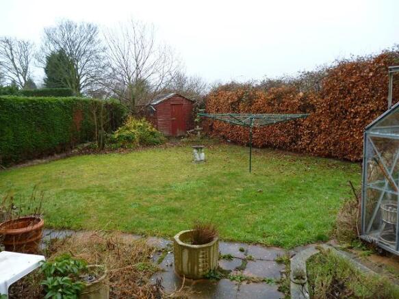 Rear garden