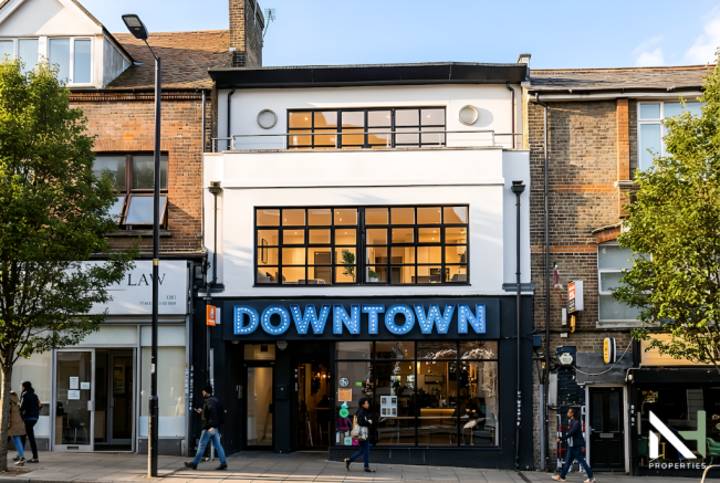 Frontage of building