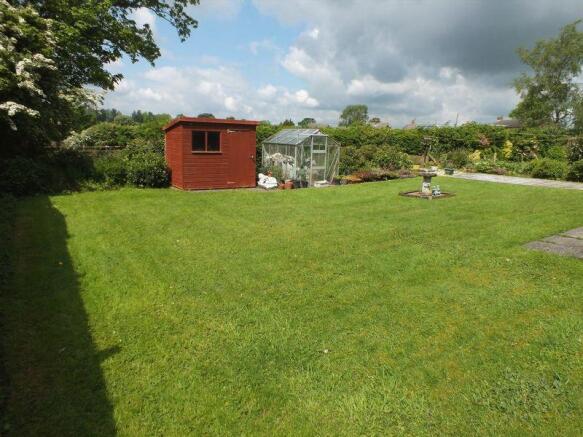 Rear garden