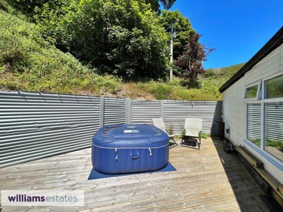Outdoor decking area