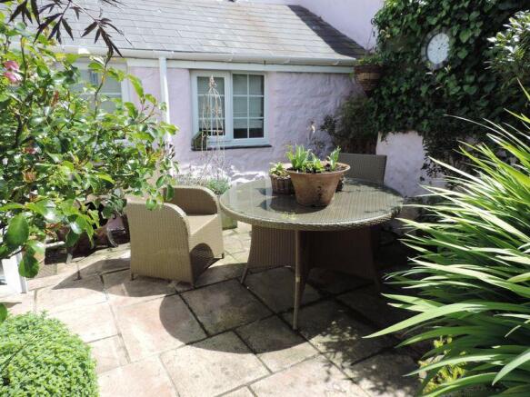 Sun trap patio