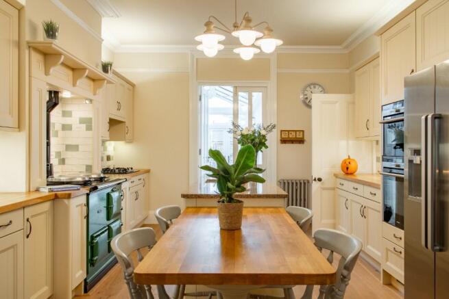 Open plan kitchen
