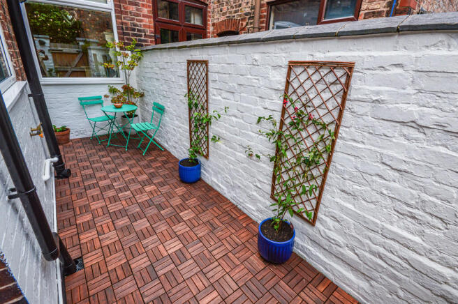 Rear Patio Garden...