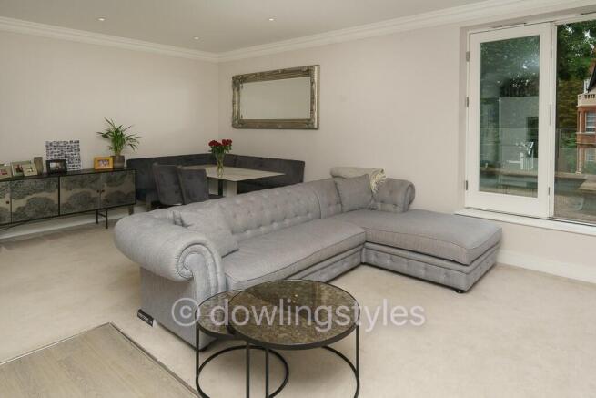 Open plan reception.