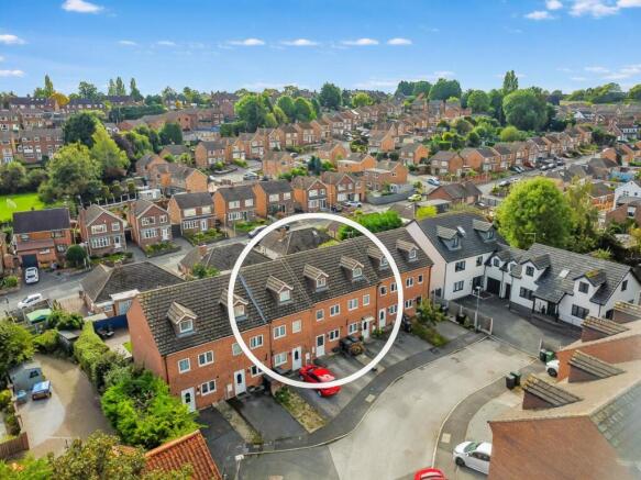 Drone showing position of Property