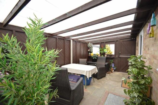 Outside dining area