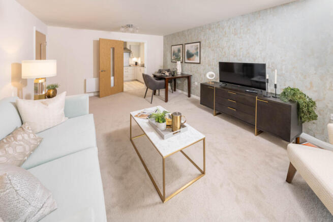 Show home living room