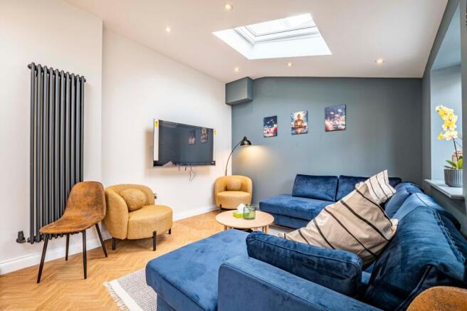 Living Area & Kitchen
