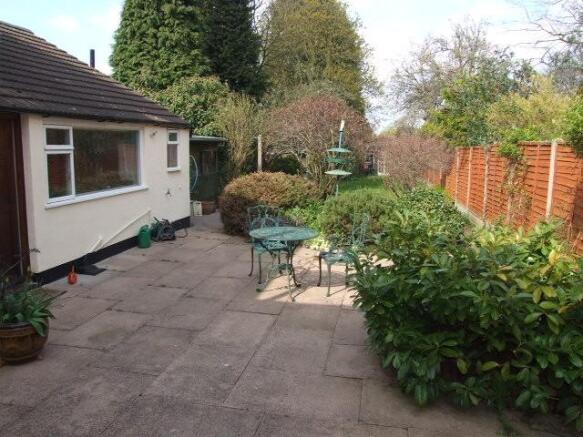 Rear garden