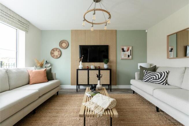 Separate living room, perfect for cosy nights in