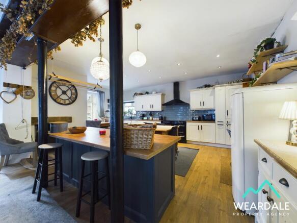 Living area and Kitchen