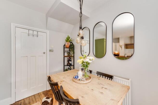 KITCHEN, DINER AND LIVING ROOM