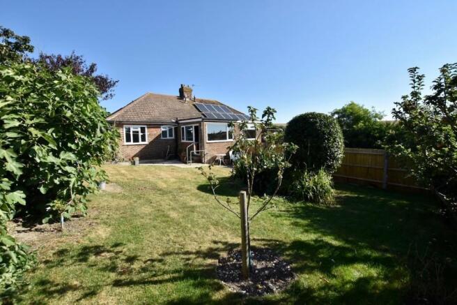 Rear of property